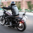 Load image into Gallery viewer, Burly Brand Handlebar - Narrow Ape - 14" - Black B28-337 - Side View