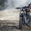 Load image into Gallery viewer, Burly Brand Handlebar - Scrambler - Black B12-6020B - Side View