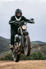 Load image into Gallery viewer, Burly Brand Handlebar - Scrambler - Black B12-6020B - Back View