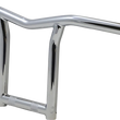 Load image into Gallery viewer, Burly Brand Handlebar - Sid - 10" - Chrome B12-6031C - Side View