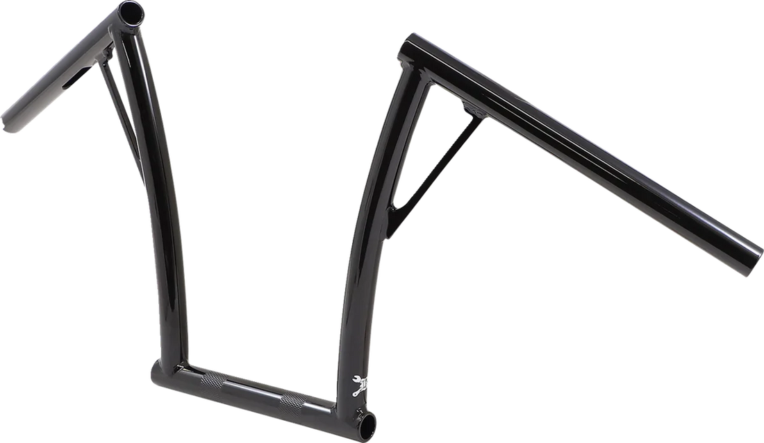 Burly Brand Handlebar - Viejo - 13" - Black B12-7009B - Side View