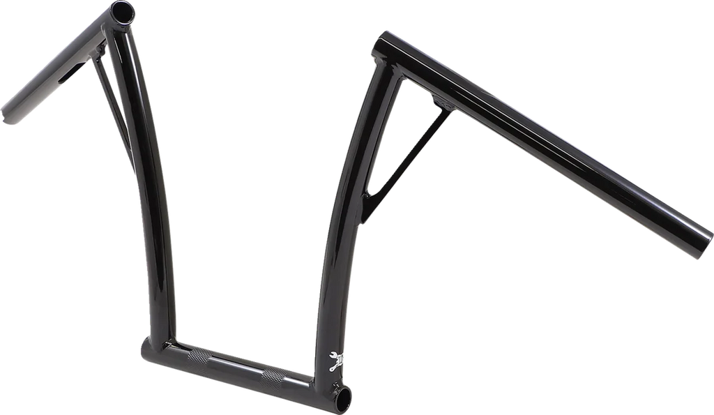 Burly Brand Handlebar - Viejo - 13" - Black B12-7009B - Side View