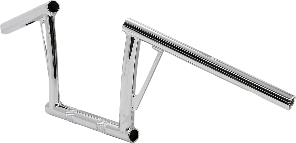 Burly Brand Handlebar - Viejocito - 8" - Chrome B12-7010C - Side View
