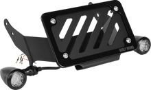 Load image into Gallery viewer, Burly Brand License Plate Mount - Side Mount B13-3001TB - Side View