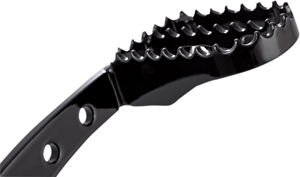 Burly Brand MX Brake Lever - Black - FL B13-1103B - Side View