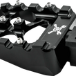 Load image into Gallery viewer, Burly Brand MX Evolution Pegs - Black - Softail B13-1016B - Back View