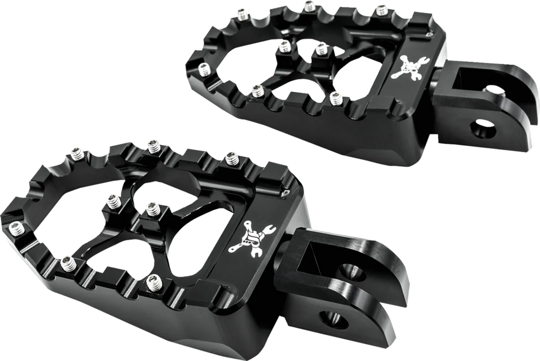 Burly Brand MX Evolution Pegs - Black - Softail B13-1016B - Additional View 7