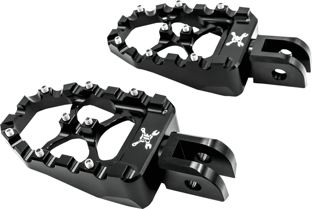 Burly Brand MX Evolution Pegs - Black - Softail B13-1016B - Additional View 7