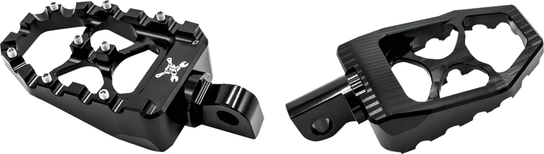 Burly Brand MX Evolution Pegs - Black - Softail B13-1016B - Additional View 8