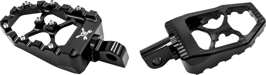 Burly Brand MX Evolution Pegs - Black - Sportster/Dyna B13-1015B - Main Product View