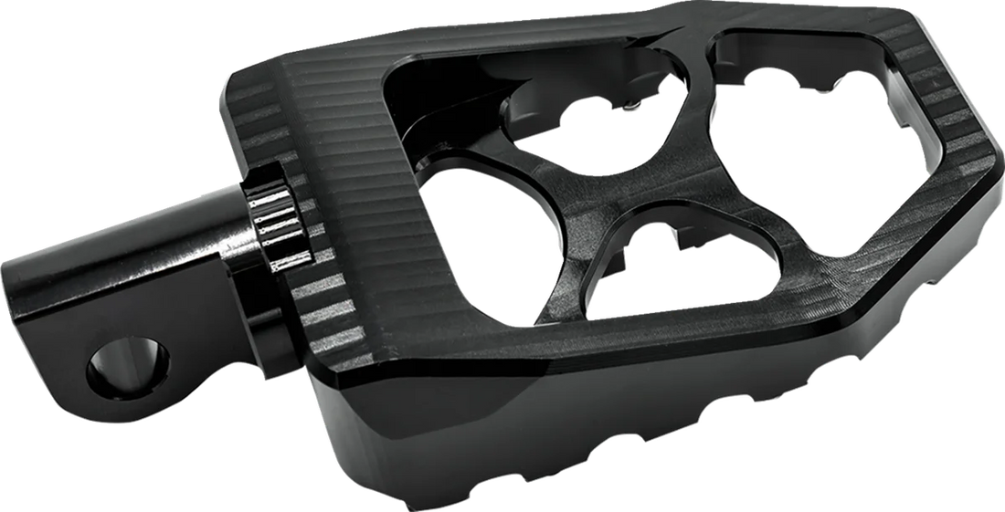 Burly Brand MX Evolution Pegs - Black - Sportster/Dyna B13-1015B - Side View