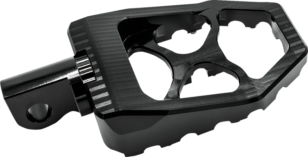 Burly Brand MX Evolution Pegs - Black - Sportster/Dyna B13-1015B - Side View