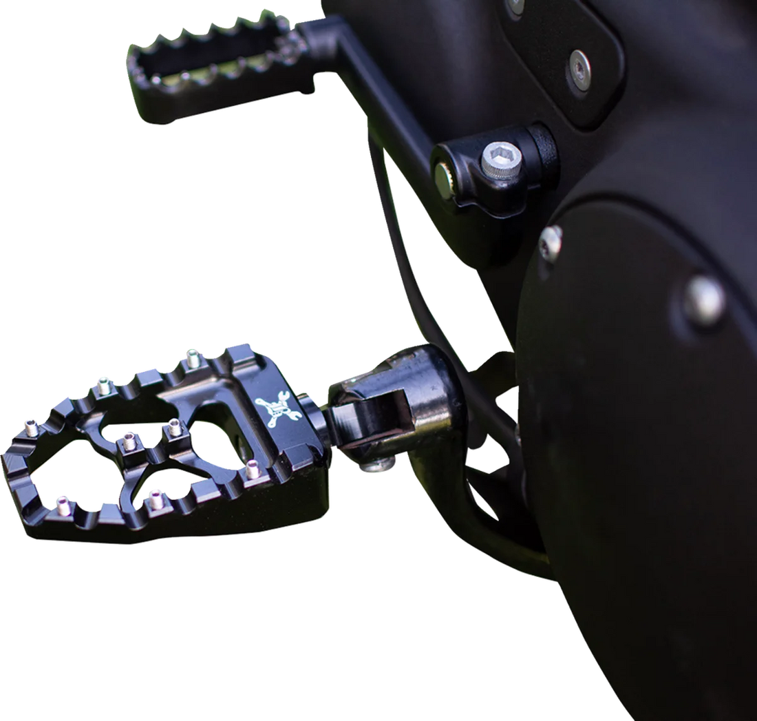 Burly Brand MX Evolution Pegs - Black - Sportster/Dyna B13-1015B - Additional View 6