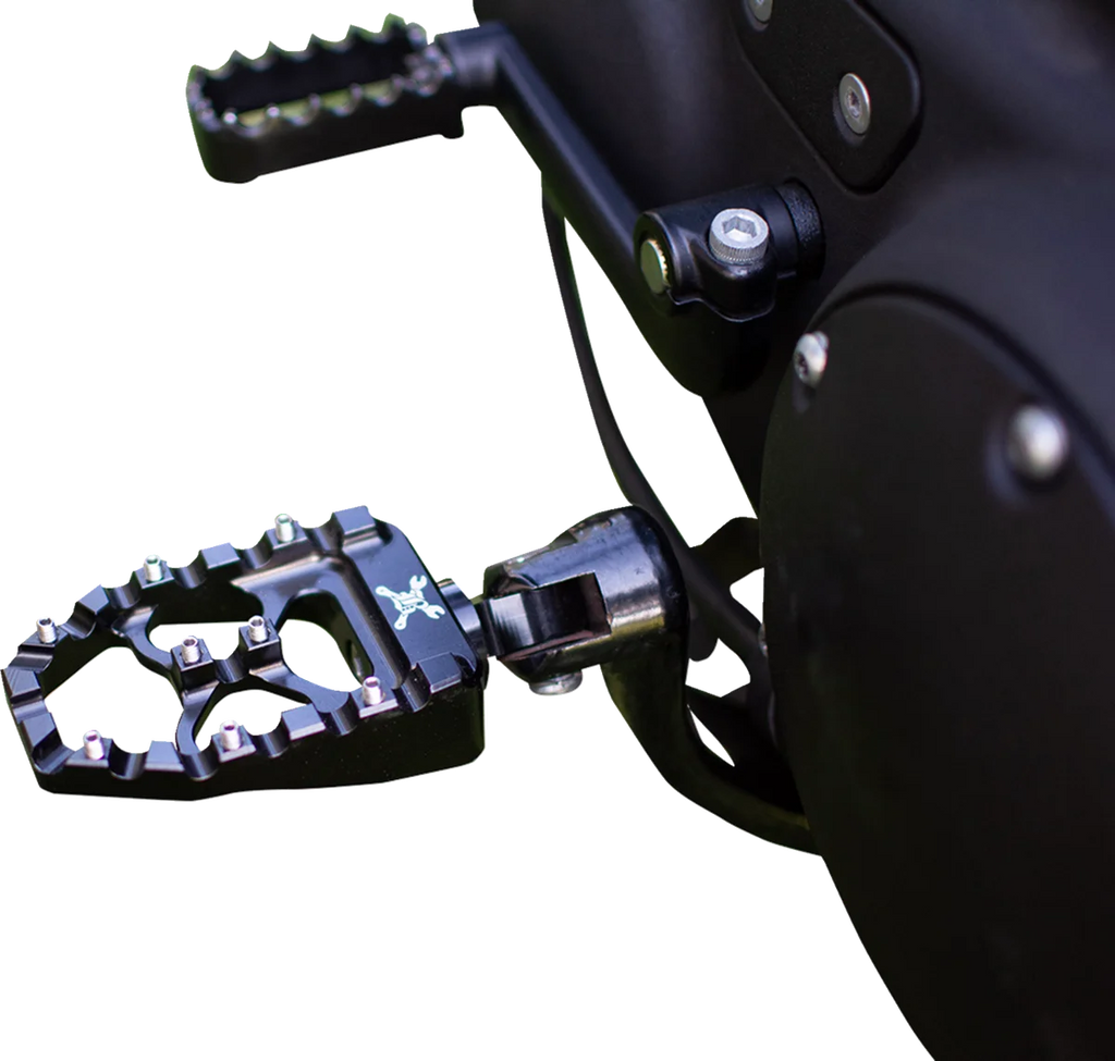 Burly Brand MX Evolution Pegs - Black - Sportster/Dyna B13-1015B - Additional View 6