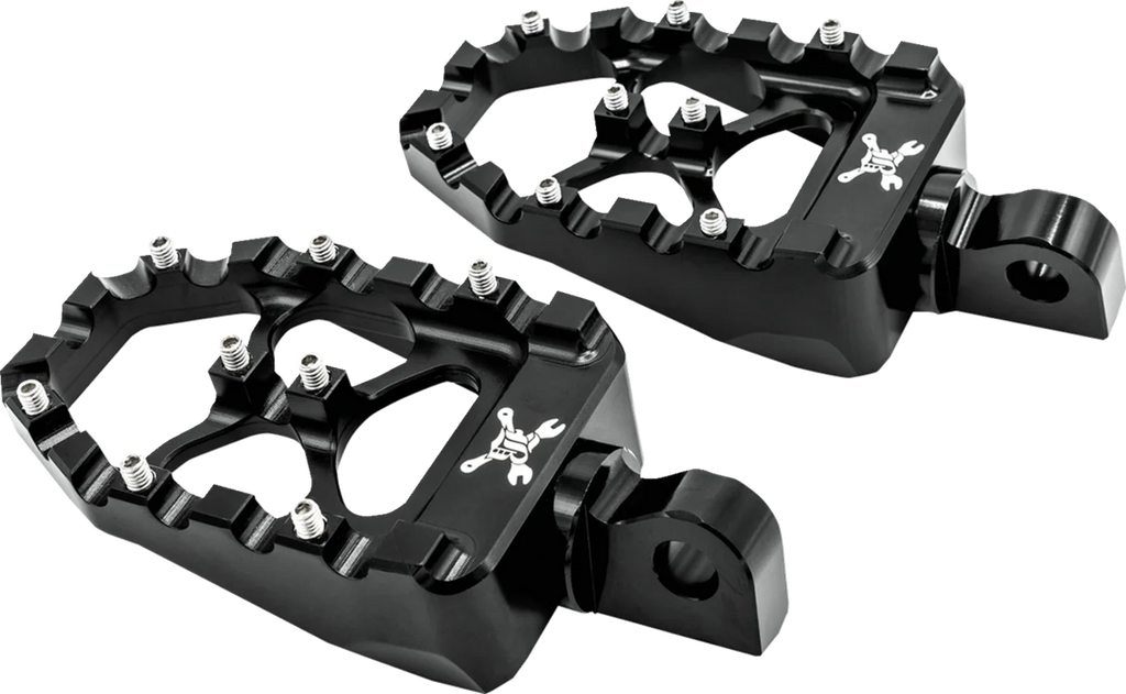 Burly Brand MX Evolution Pegs - Black - Sportster/Dyna B13-1015B - Additional View 10
