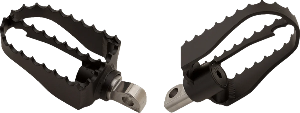 Burly Brand MX Footpegs - Driver/Passenger - Black B13-1009B - Main Product View