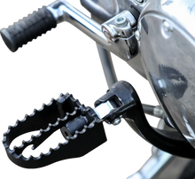 Load image into Gallery viewer, Burly Brand MX Footpegs - Driver/Passenger - Black B13-1009B - Back View