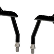 Load image into Gallery viewer, Burly Brand Mirrors - Radar - Side View - Oval - Black B16-1502B - Main Product View