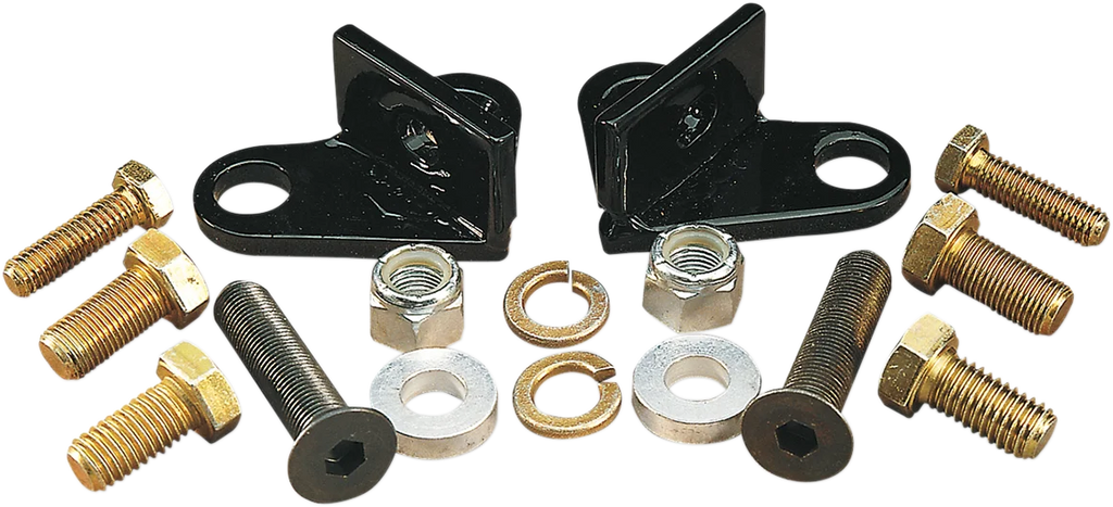 Burly Brand Rear Lowering Kit - Black - Lowers 1" - '85-'96 FLT B28-275 - Main Product View