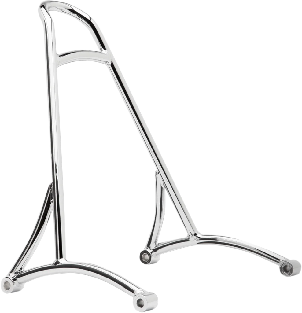Burly Brand Sissy Bar - Short - Black - Sportster B13-1502B - Side View