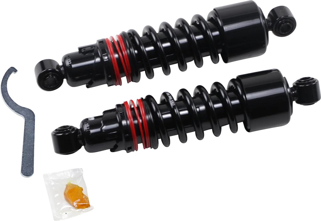 Burly Brand Slammer Plus Shocks - Black - FXD B28-1207B - Main Product View