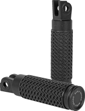 Load image into Gallery viewer, Burly Brand Slash Cut - Passenger Footpegs - Black B13-1205B - Side View