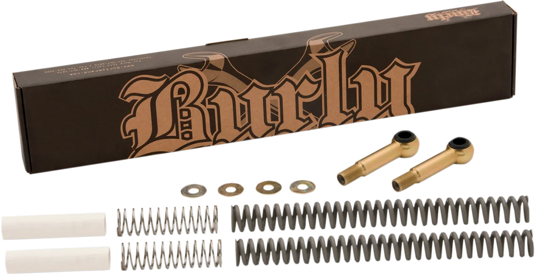 Burly Brand Suspension Kit - Slammer - Chrome - '04 - '15 XL B28-1001 - Detail View