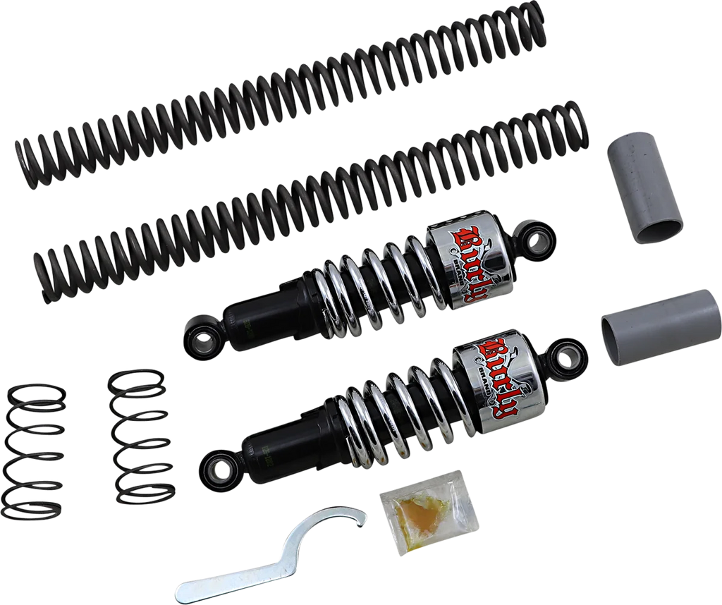 Burly Brand Suspension Kit - Slammer - Chrome - '06 - '17 FXD B28-1003 - Main Product View