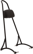Load image into Gallery viewer, Burly Brand Tall Sissy Bar - Black B13-1501B - Main Product View