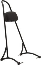 Load image into Gallery viewer, Burly Brand Tall Sissy Bar - Black B13-1505B - Main Product View