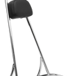 Load image into Gallery viewer, Burly Brand Tall Sissy Bar - Black B13-1506B - Side View