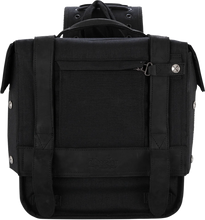 Load image into Gallery viewer, Burly Brand Throw-Over Saddlebag - Black B15-1002B - Back View