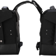 Load image into Gallery viewer, Burly Brand Throw-Over Saddlebag - Black B15-1002B - Installation View