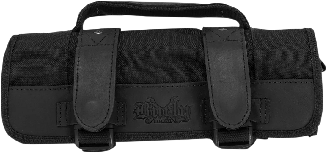 Burly Brand Tool Roll - Black B15-1030B - Side View