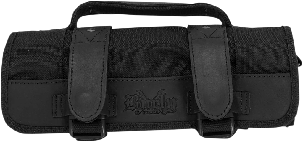 Burly Brand Tool Roll - Black B15-1030B - Side View
