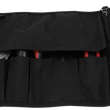 Load image into Gallery viewer, Burly Brand Tool Roll - Black B15-1030B - Back View