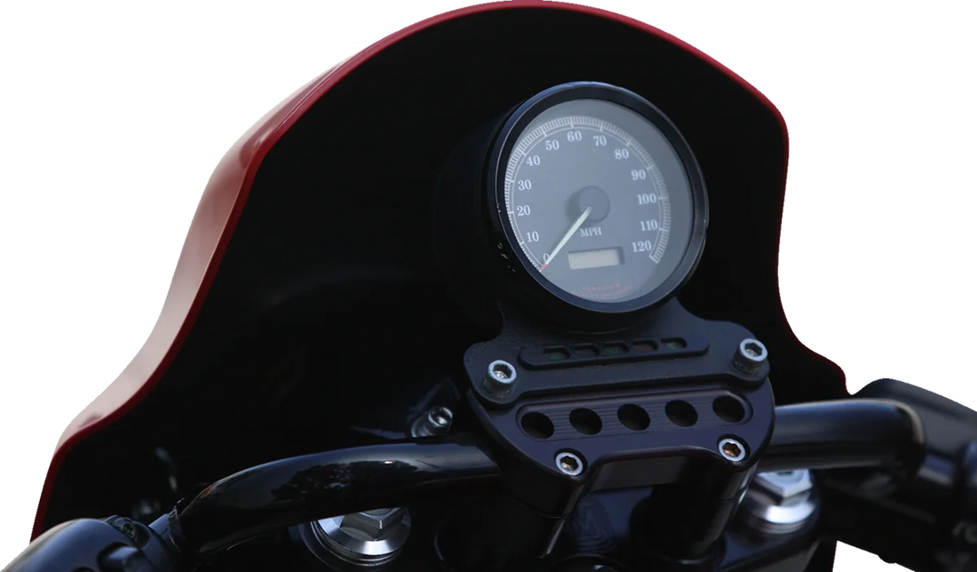 Burly Brand Touring Sport Fairing - Tall - 5-3/4" Headlight - 35 mm - 49 mm Forks B10-2003 - Side View
