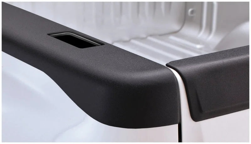 Bushwacker 07-13 Chevy Silverado 1500 Fleetside Bed Rail Caps 69.3in Bed - Black - Main Product View