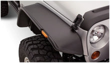 Load image into Gallery viewer, Bushwacker 07-18 Jeep Wrangler Flat Style Flares 2pc - Black - Main Product View