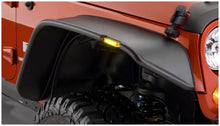 Load image into Gallery viewer, Bushwacker 07-18 Jeep Wrangler Flat Style Flares 2pc - Black - Side View