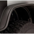 Load image into Gallery viewer, Bushwacker 07-18 Jeep Wrangler Flat Style Flares 2pc Fits 2-Door Sport Utility Only - Black - Side View
