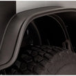 Load image into Gallery viewer, Bushwacker 07-18 Jeep Wrangler Flat Style Flares 4pc Fits 2-Door Sport Utility Only - Black - Side View