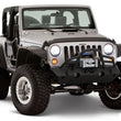 Load image into Gallery viewer, Bushwacker 07-18 Jeep Wrangler Flat Style Flares 4pc Fits 2-Door Sport Utility Only - Black - Additional View 6