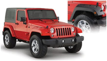 Load image into Gallery viewer, Bushwacker 07-18 Jeep Wrangler Pocket Style Flares 2pc - Black - Main Product View