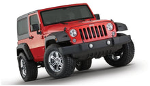 Load image into Gallery viewer, Bushwacker 07-18 Jeep Wrangler Pocket Style Flares 2pc - Black - Back View
