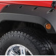 Load image into Gallery viewer, Bushwacker 07-18 Jeep Wrangler Pocket Style Flares 2pc - Black - Installation View