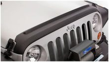 Load image into Gallery viewer, Bushwacker 07-18 Jeep Wrangler Trail Armor Hood and Tailgate Protector Excl Power Dome Hood - Black - Detail View