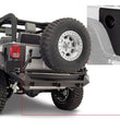 Load image into Gallery viewer, Bushwacker 07-18 Jeep Wrangler Trail Armor Rear Corners - Black - Main Product View
