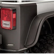 Load image into Gallery viewer, Bushwacker 07-18 Jeep Wrangler Trail Armor Rear Corners - Black - Side View