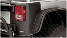 Load image into Gallery viewer, Bushwacker 07-18 Jeep Wrangler Trail Armor Rear Corners - Black - Side View